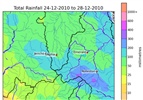 Flood Rainfall - 2011 Jericho and Alpha